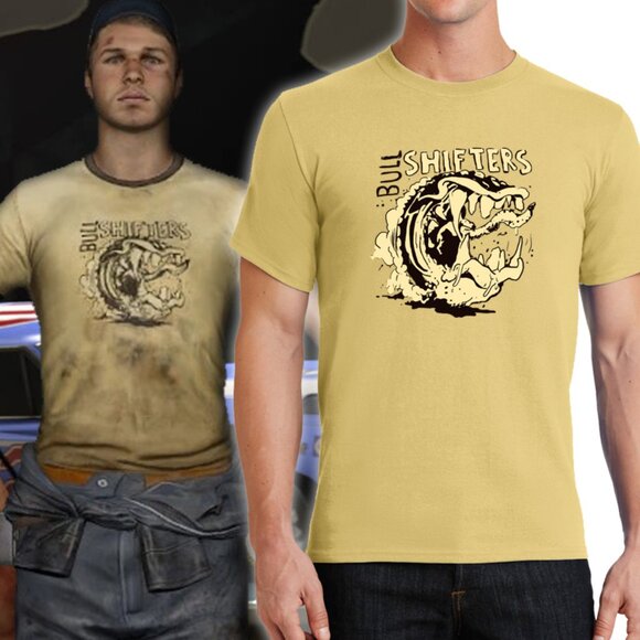 Left 4 Dead Ellis Bullshifters Tee  |  Cosplay Ellis Left 4 Dead T Shirt - Picture 1 of 5